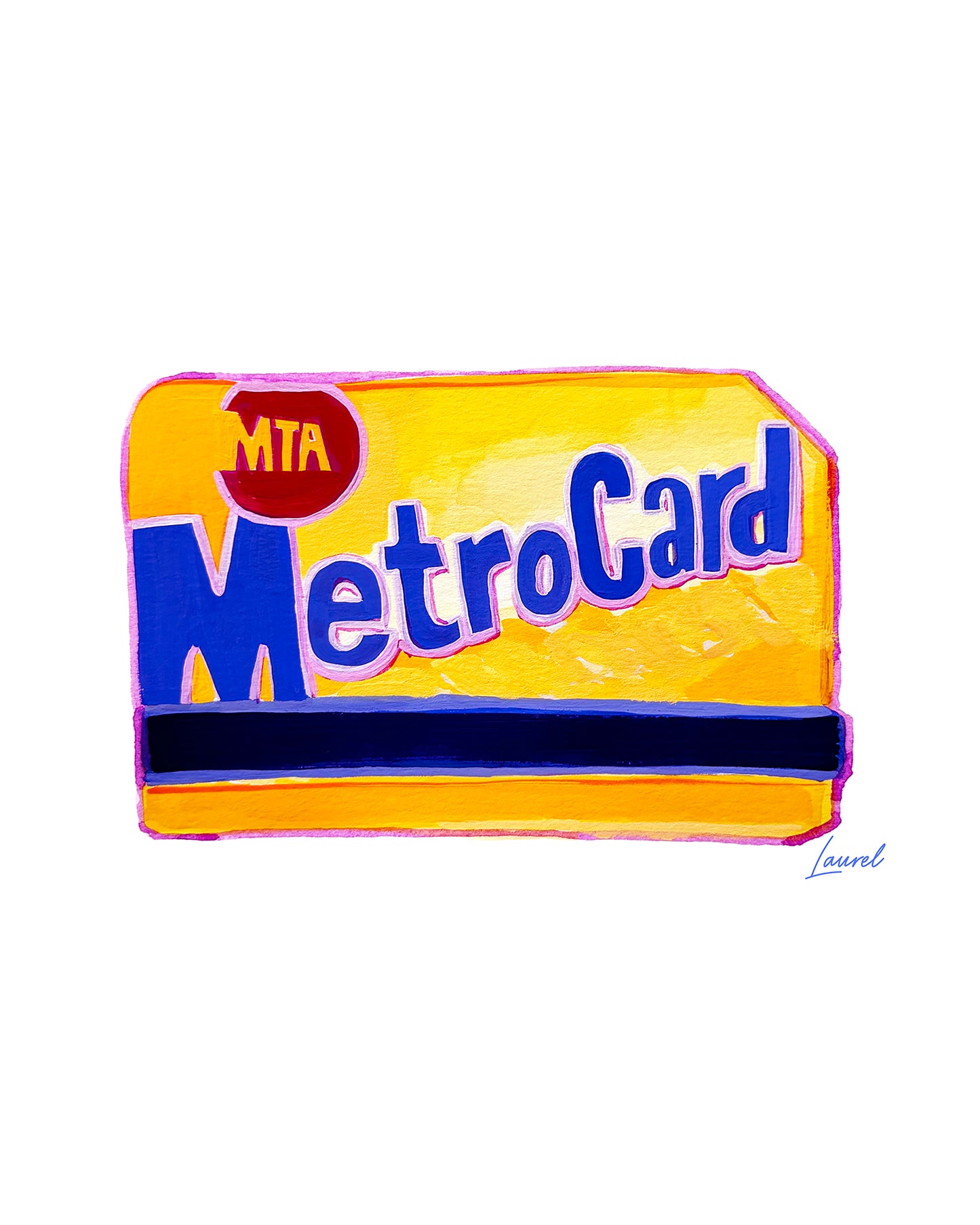Metro Card Canvas Print