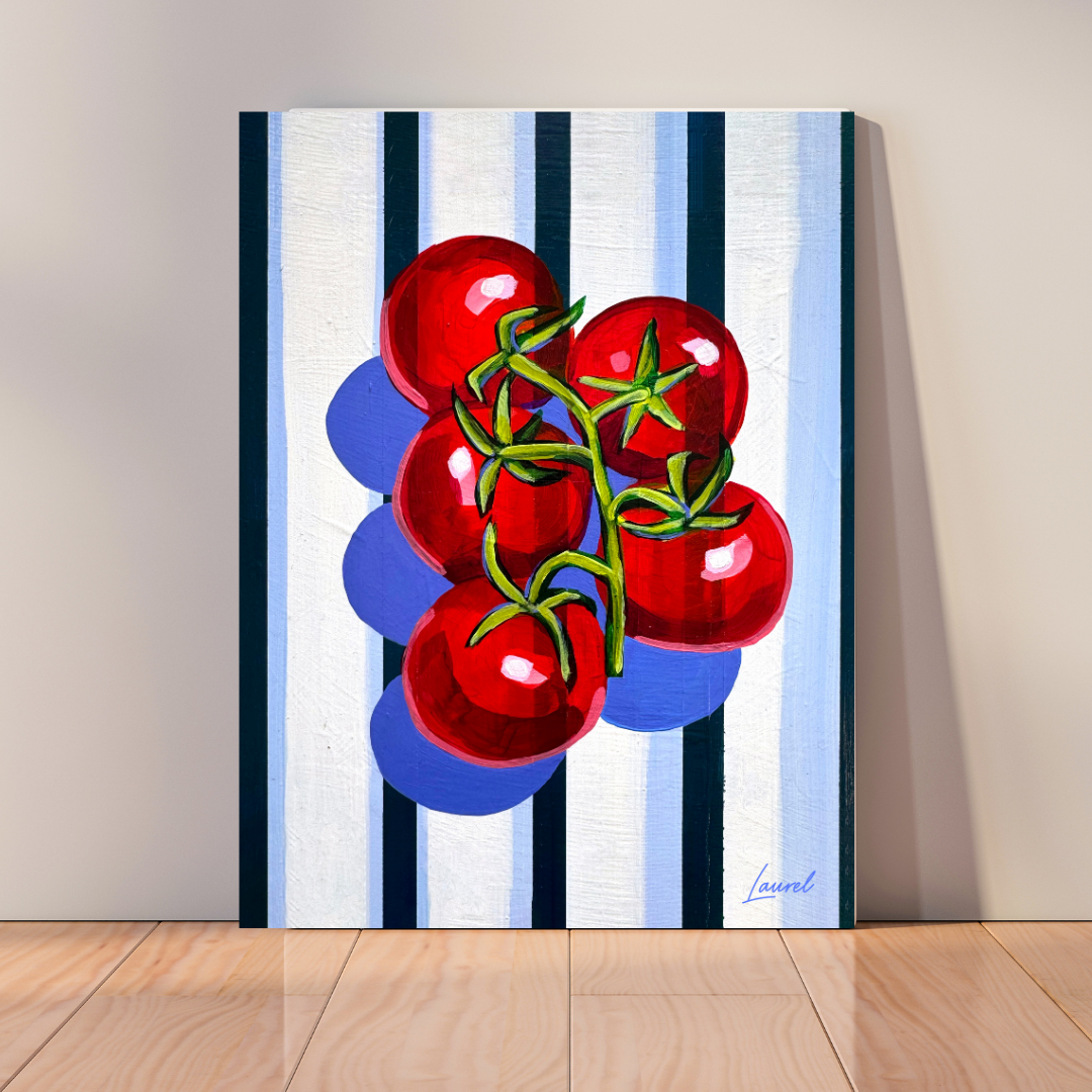 Tomatoes on the Vine Canvas Print