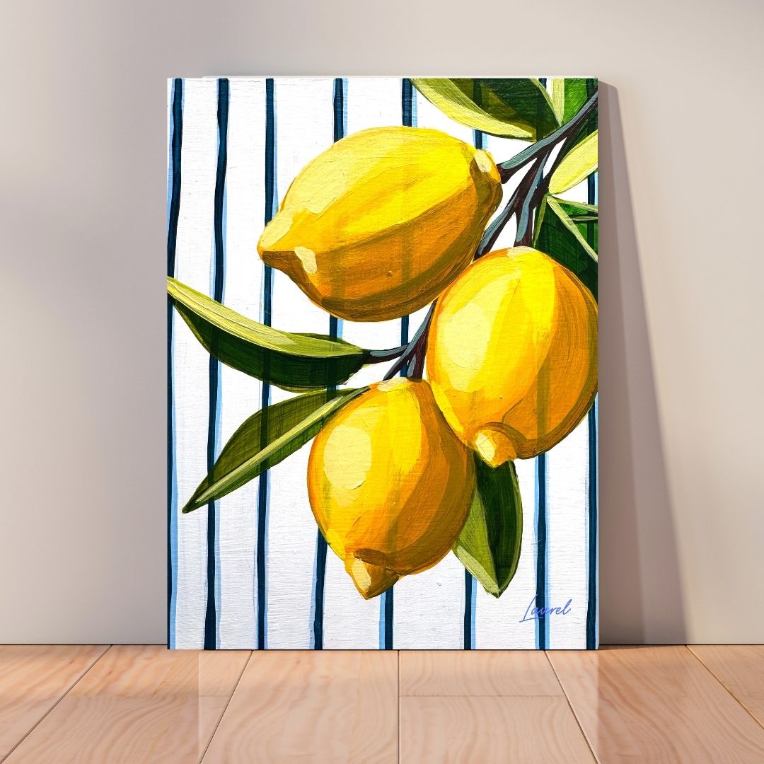 Lemon Canvas Print