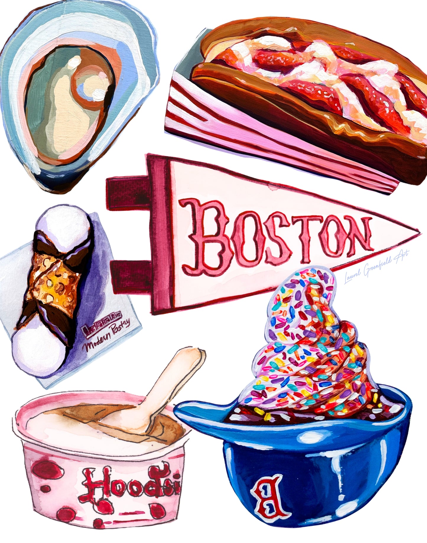 Boston Foods 2.0 Print