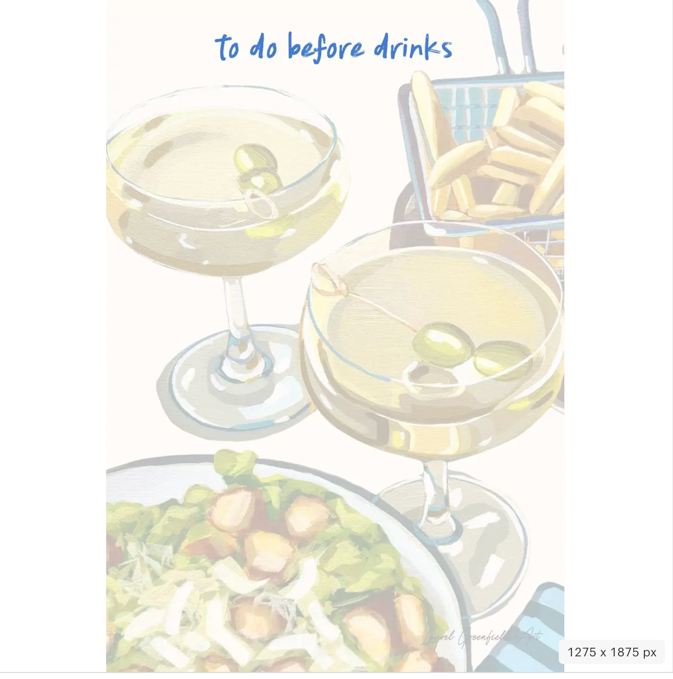 To Do Before Drinks- Girl Dinner Notepad