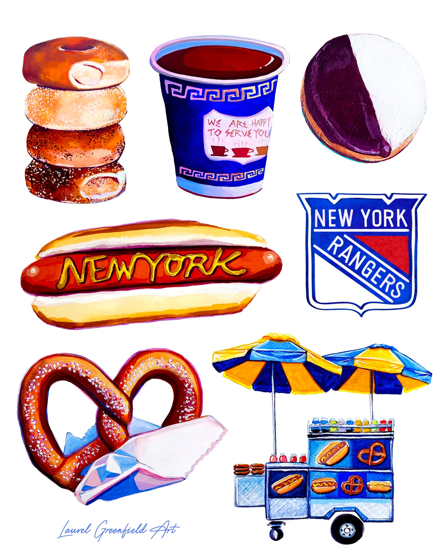 New York Combo print - Rangers Edition