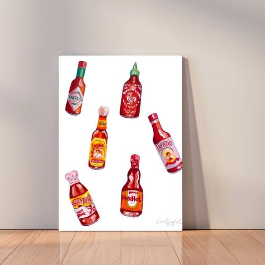 Hot Sauce Canvas Print