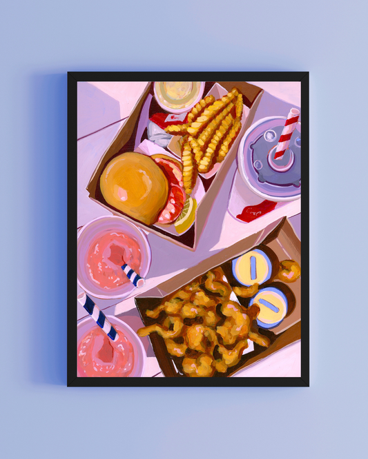Clam Shack Meal print