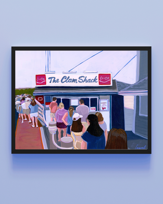 Clam Shack Outside print