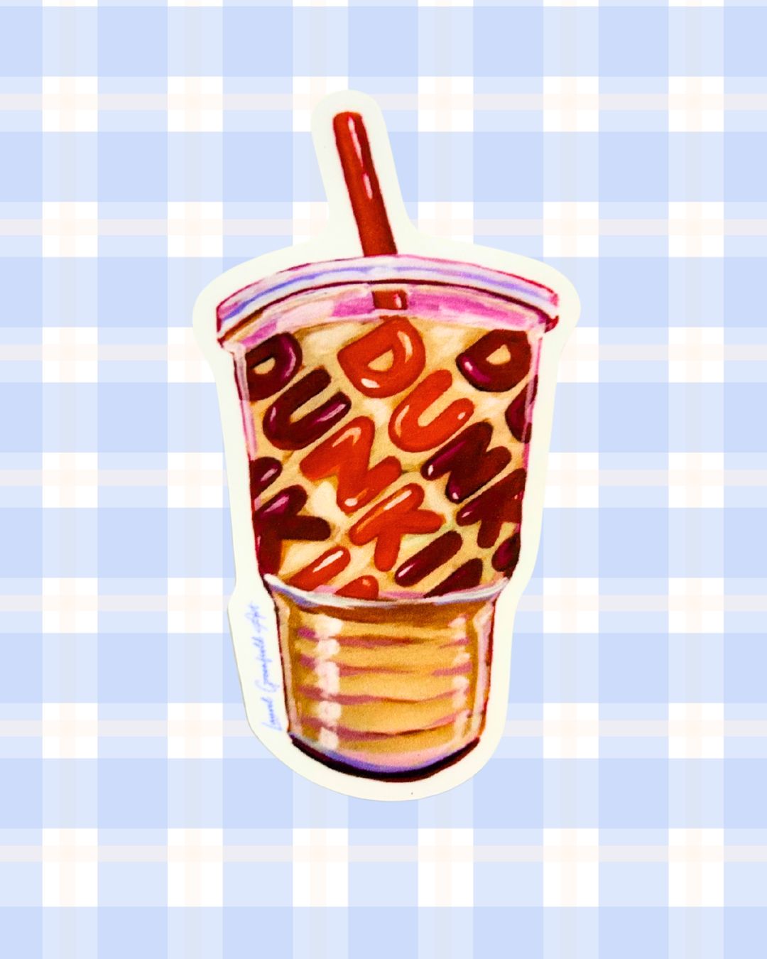 Dunkin Sticker