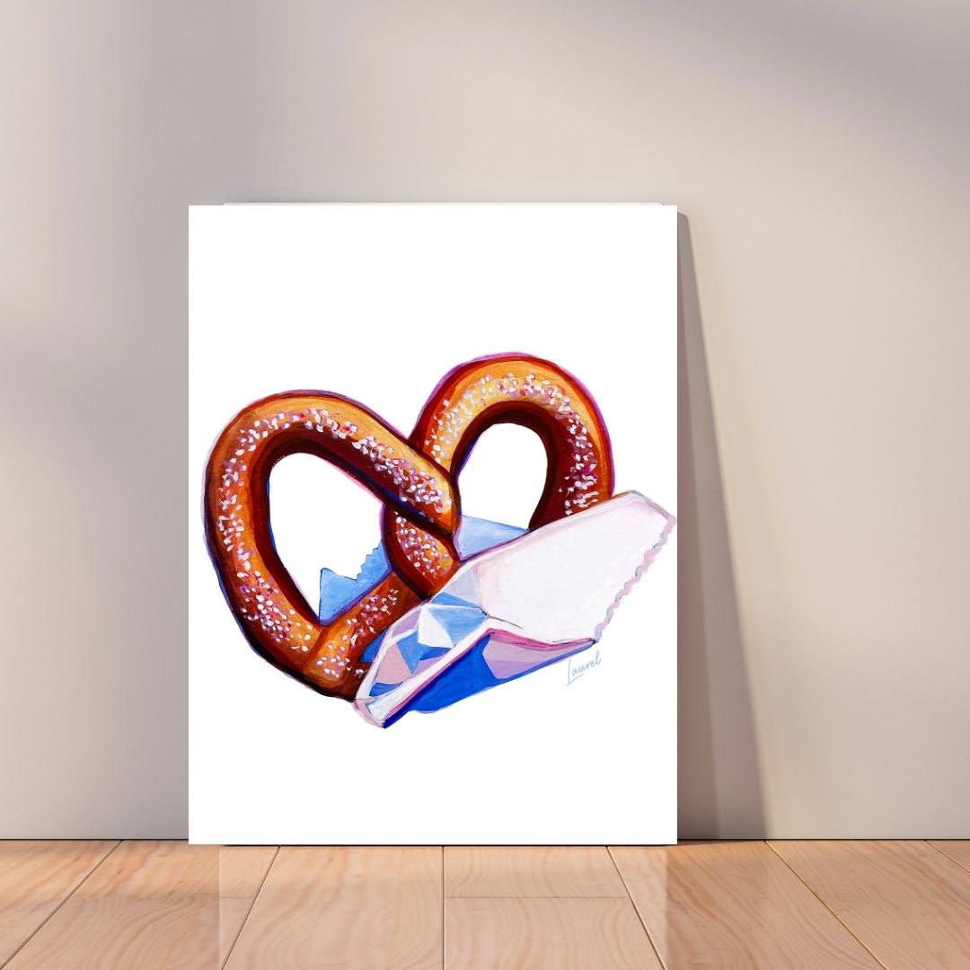 NYC Pretzel Canvas Print