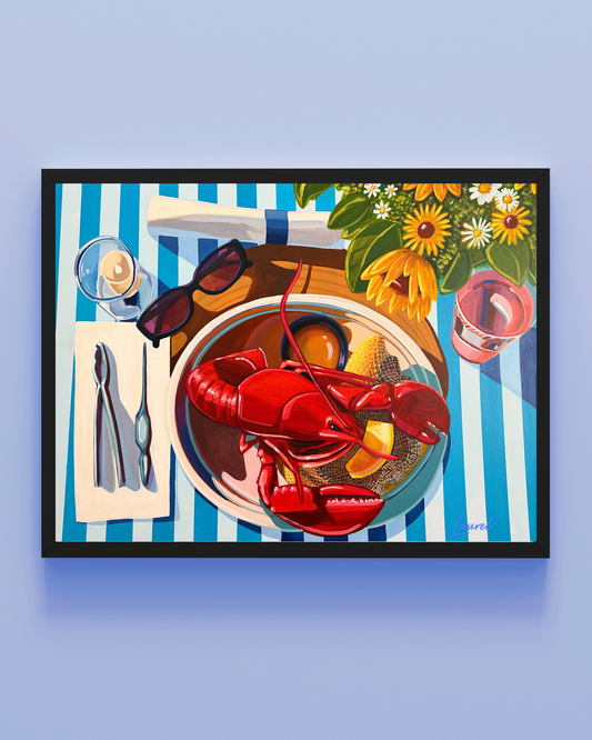 Lobster Rehearsal Dinner print