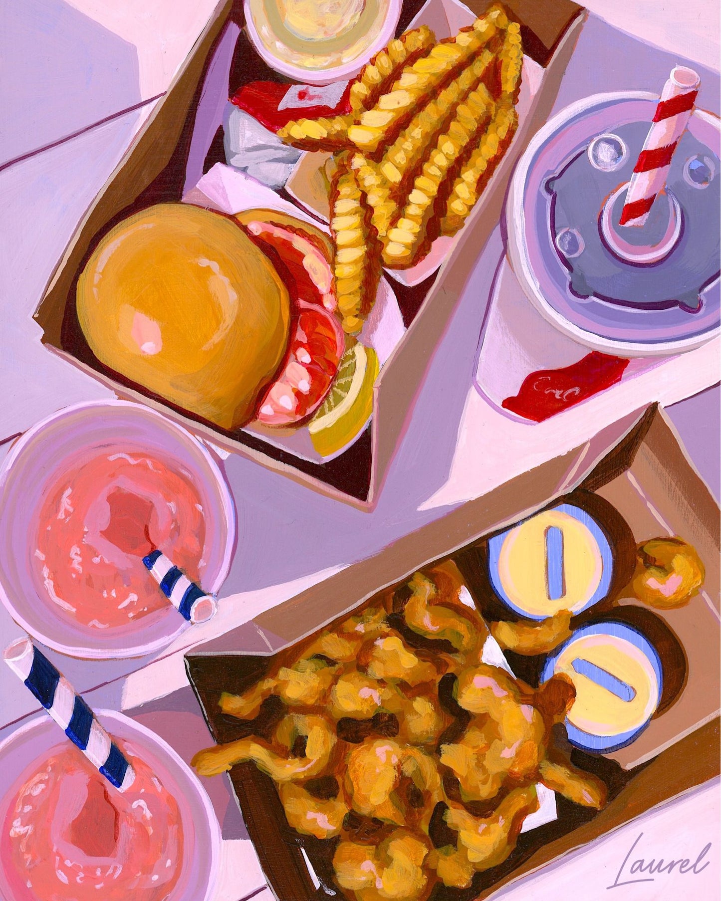 Clam Shack Meal print