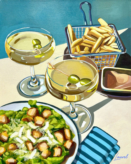 Girl Dinner print
