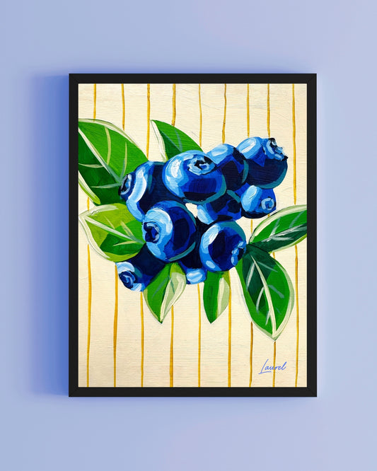 Blueberries Print