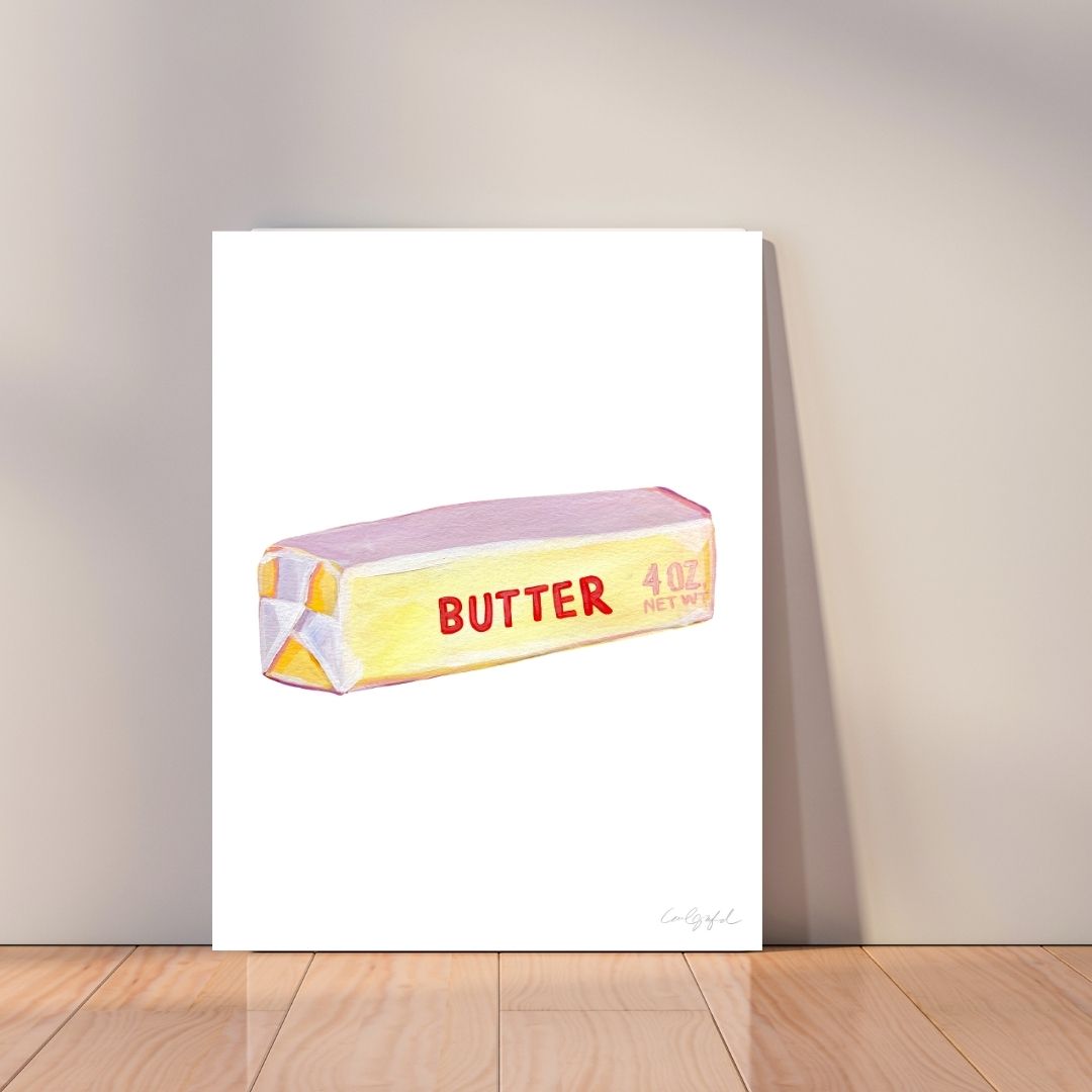 Butter Canvas Print