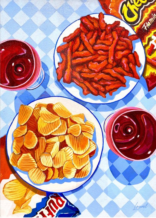 Ruffles, Cheetos and Cocktails print