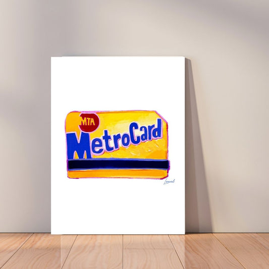 Metro Card Canvas Print