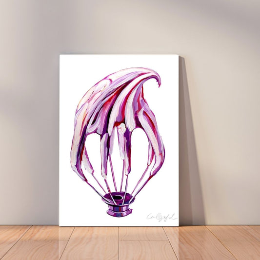 Meringue Whisk Canvas Print