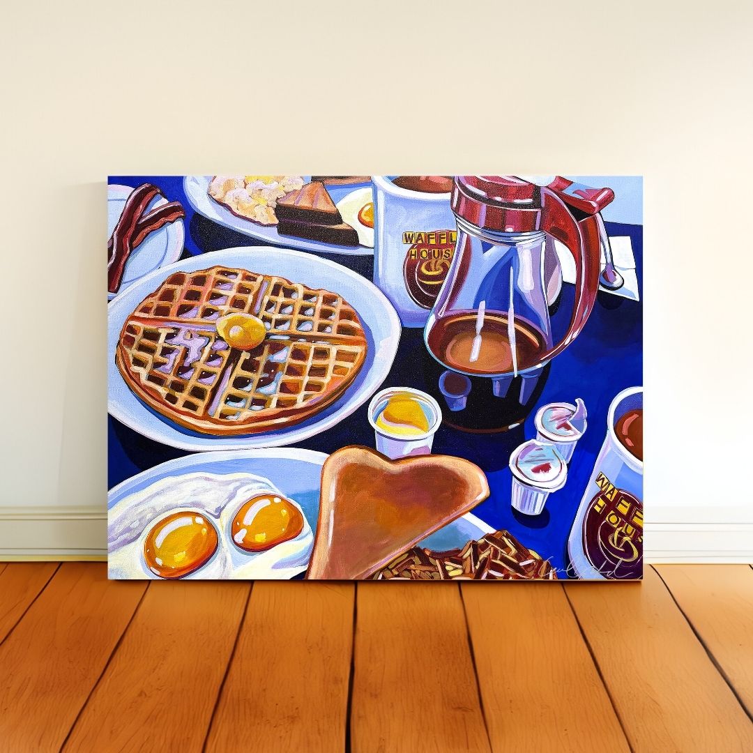 Waffle House Feast Canvas Print
