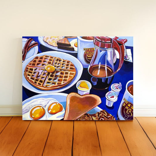 Waffle House Feast Canvas Print