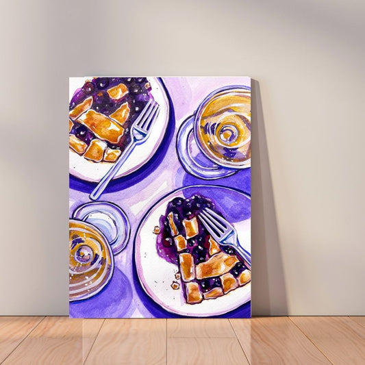 Candlefish Pie Canvas Print