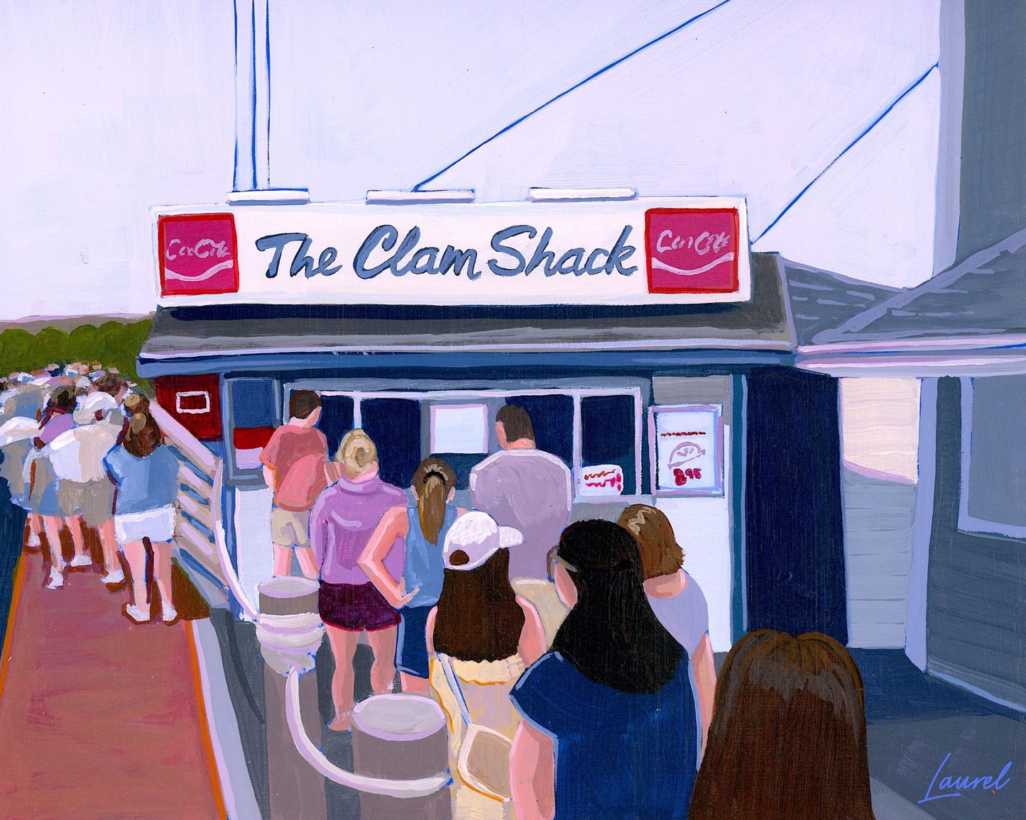 Clam Shack Outside print