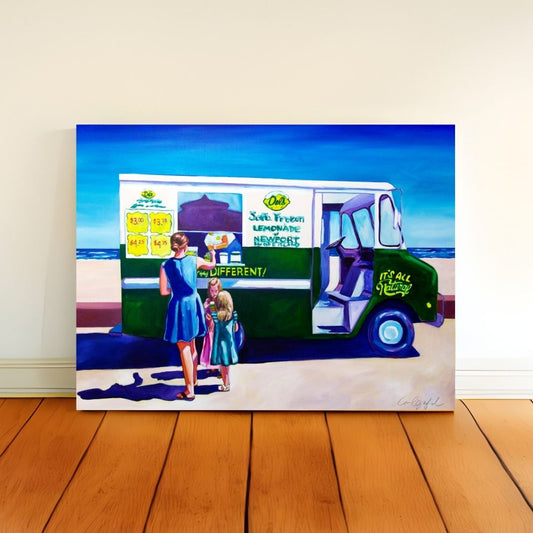 Del's Truck Canvas Print