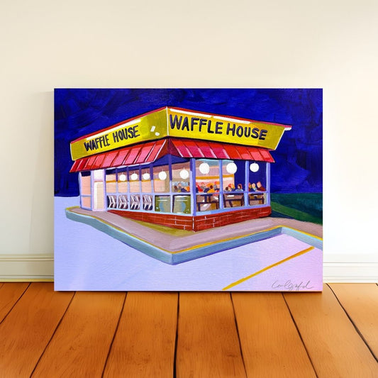 Waffle House Outside Canvas Print