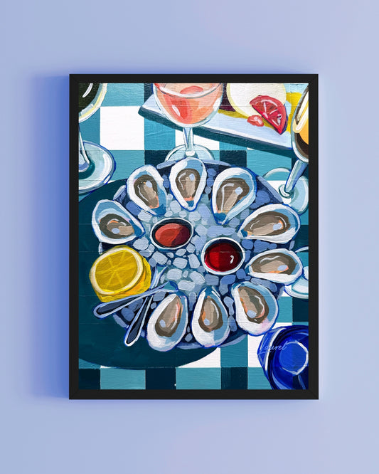 Gingham Teal Brix and Brine