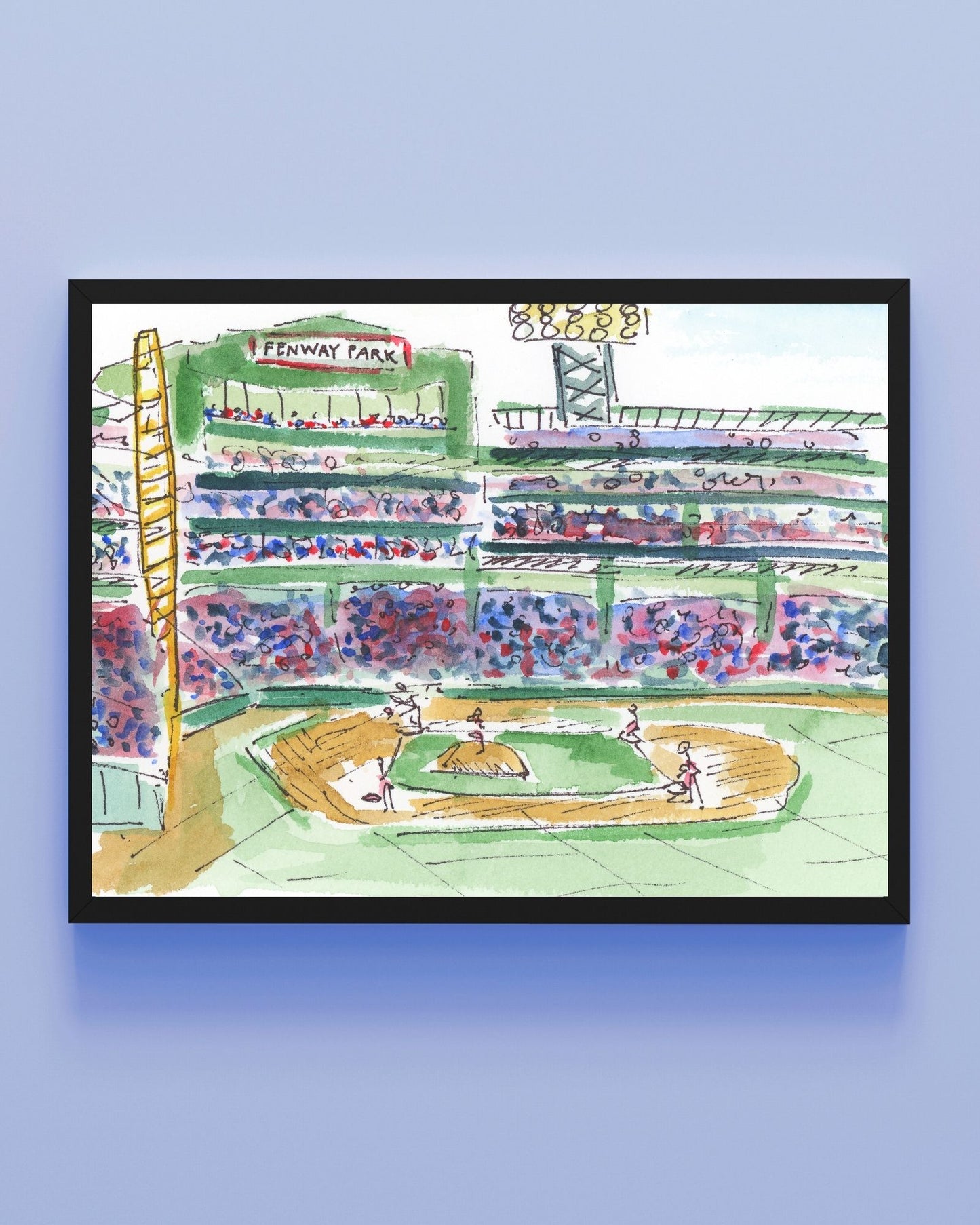 Fenway Park Print by Laurel Greenfield Art