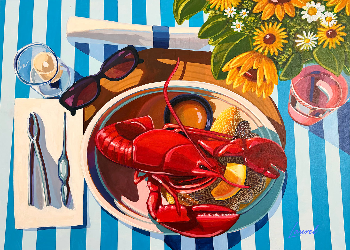 Lobster Rehearsal Dinner print
