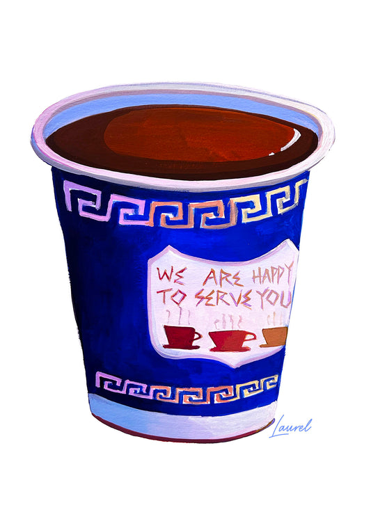 NYC Coffee Cup print