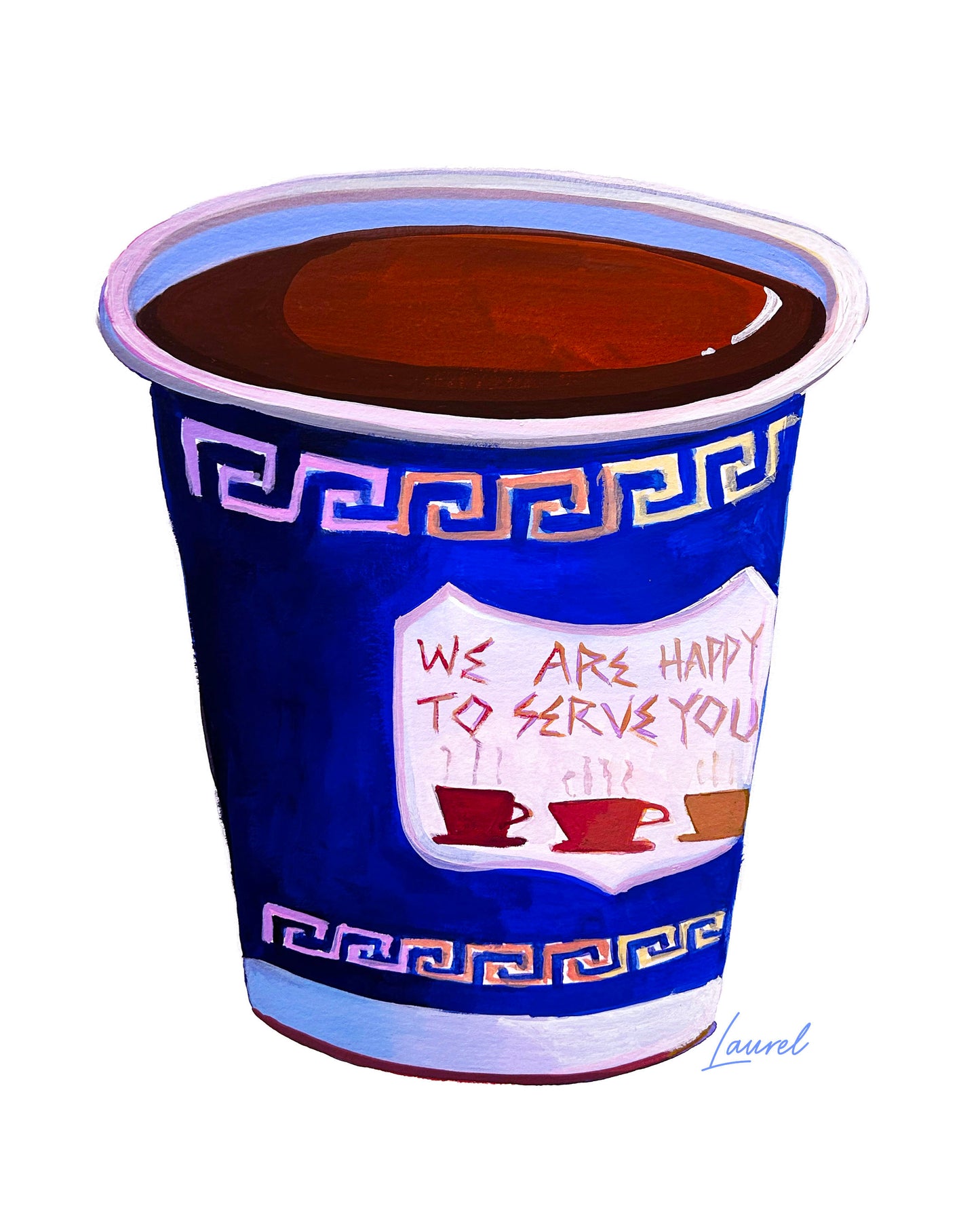 NYC Coffee Cup Canvas Print