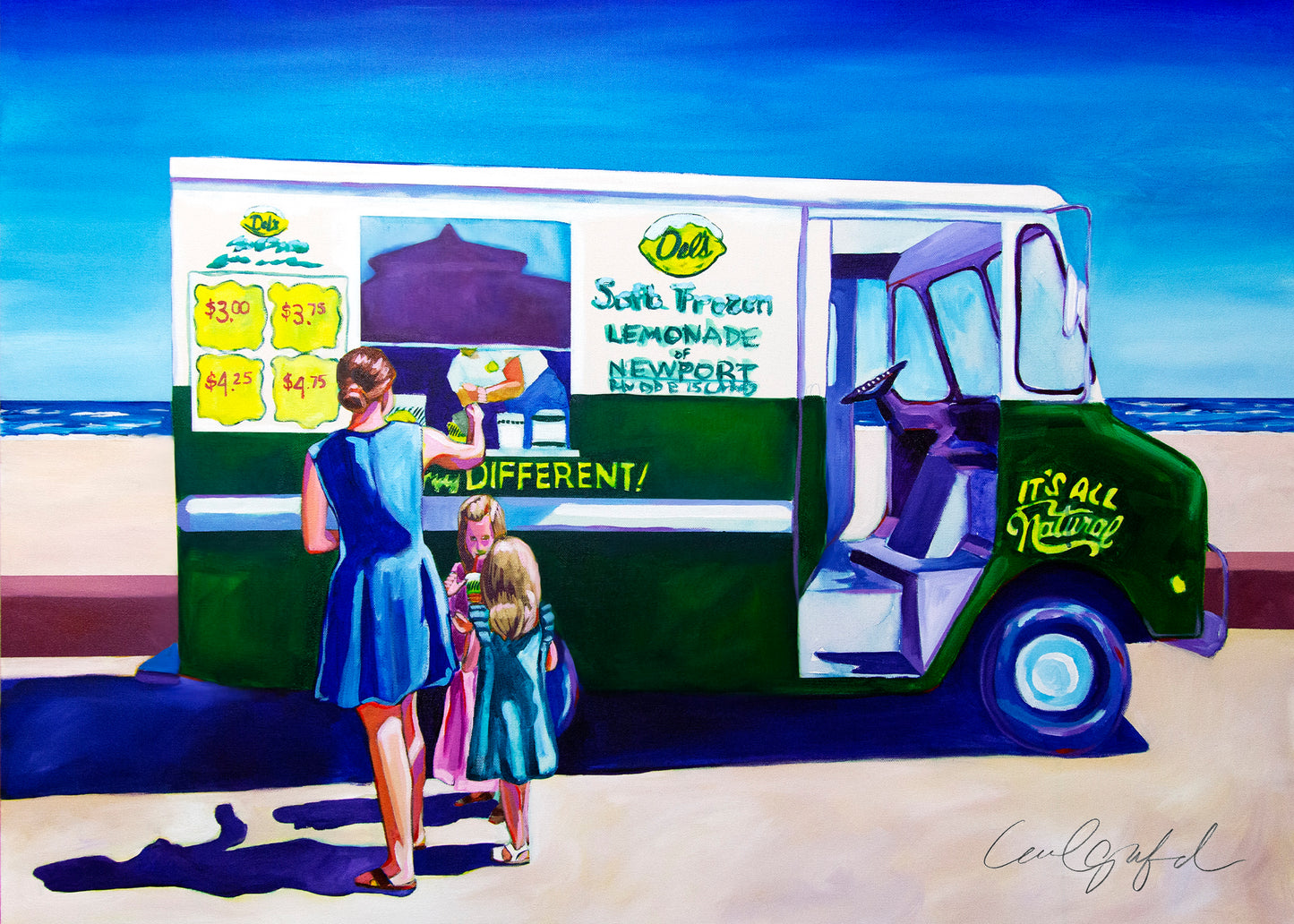 Del's Truck Canvas Print