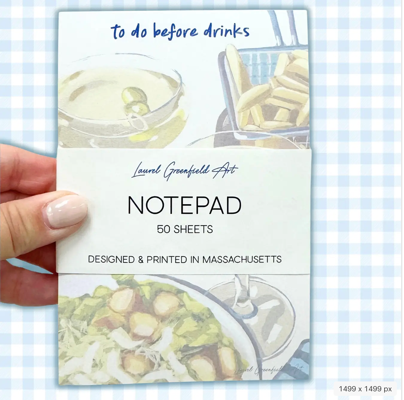 To Do Before Drinks- Girl Dinner Notepad