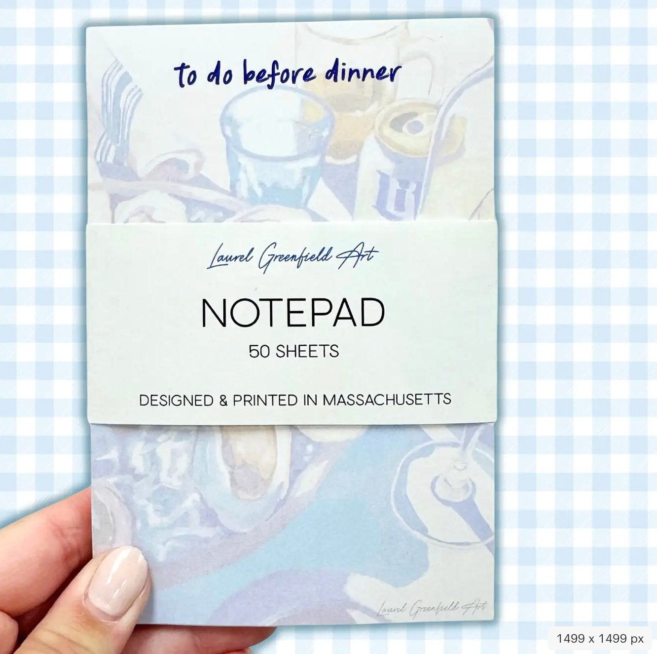 To Do Before Dinner - New England Souvenir Notepad