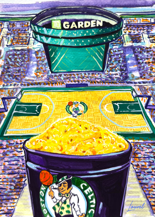 Celtics Popcorn print