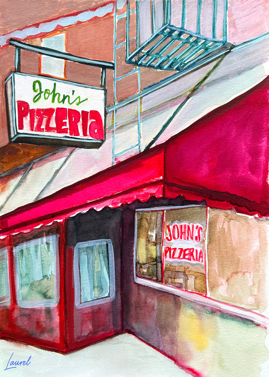John's Pizzeria print