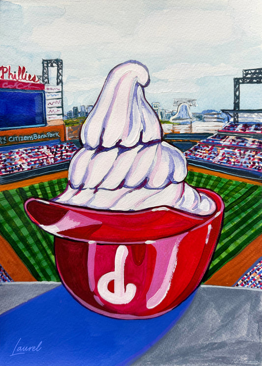 Phillies Ice Cream print