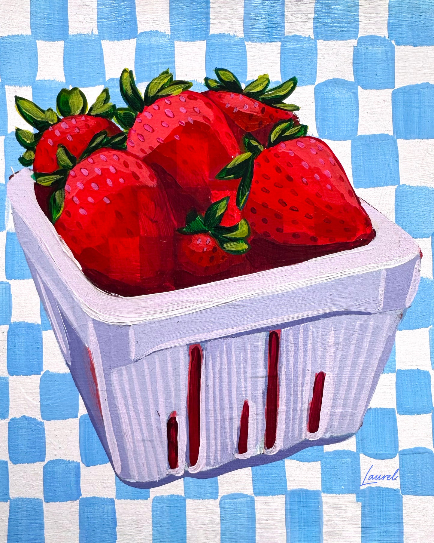 Strawberry Box Print