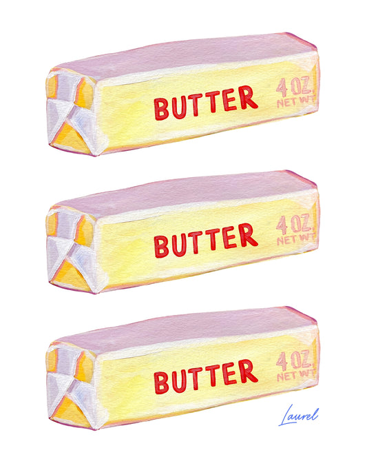 Triple Butter Sticks Print